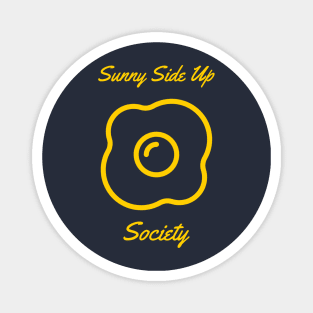 Sunny Side Up Egg Society Outline Magnet